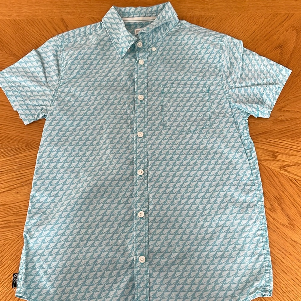 Gymboree Shark Button Down Top